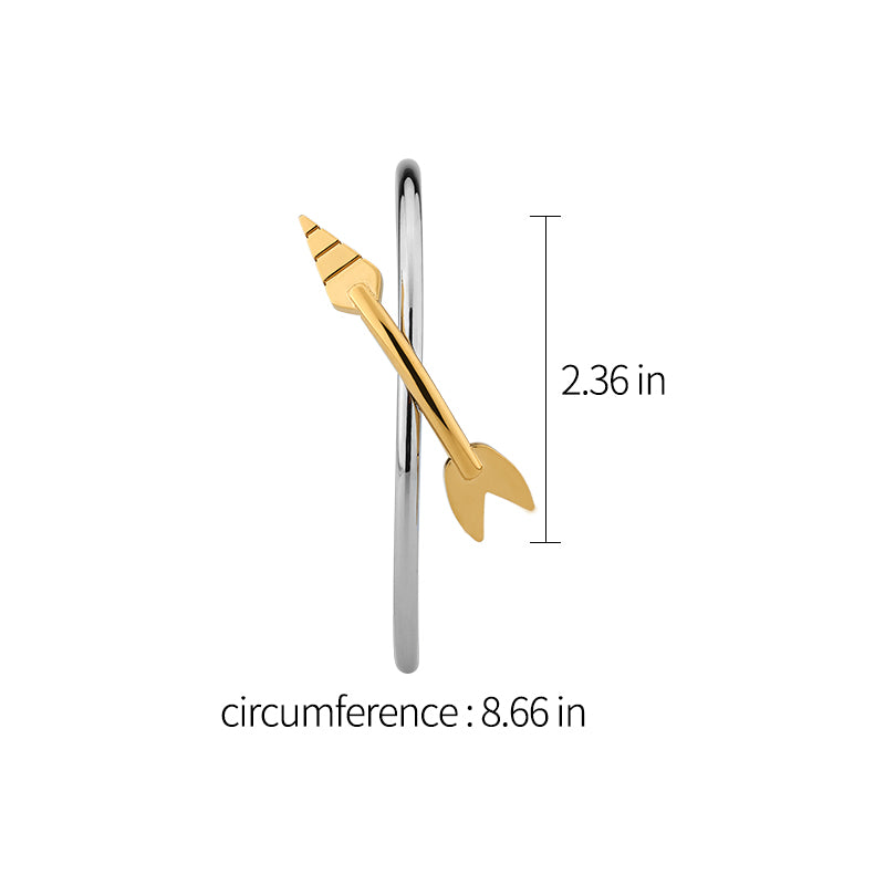 Killer Bunny Bicolor Arrow Cross Bangle