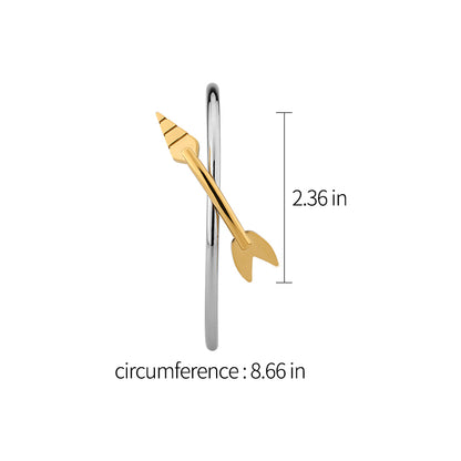 Killer Bunny Bicolor Arrow Cross Bangle